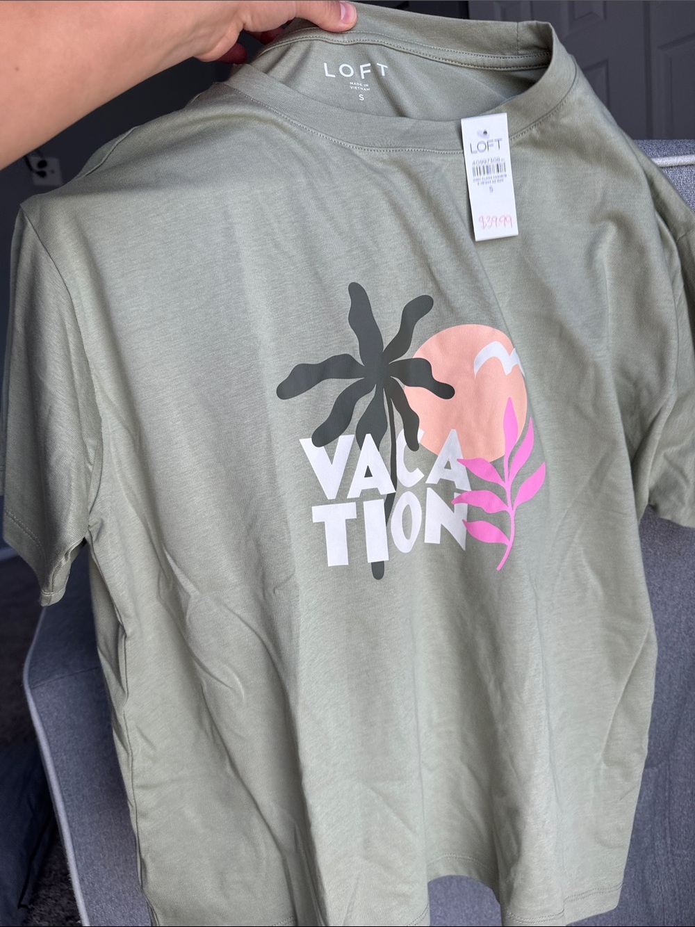 NWT LOFT oversized tee